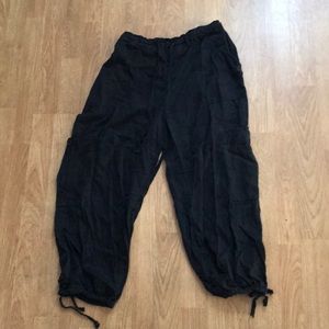 Tianello Black Cargo Pants